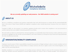 Tablet Screenshot of michelle-belle.com